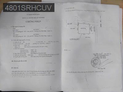 BÁN đất vườn 80m2 giá rẻ , Đường Nguyễn Thị Căn , Phường Tân Thời Hiệp - Phường Tân Thới Hiệp  -  Quận 12 