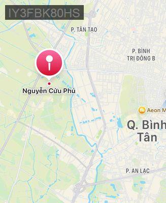 Đất mặt tiền ,đường Nguyễn Cửu Phú. Tân Tạo A. Bình Tân - Phường Tân Tạo A  -  Quận Bình Tân 