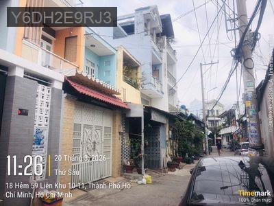 Bán nhà 59 Liên khu 10 - 11 với Phan Anh, Bình Trị Đông, Bình Tân, HCM - Phường Bình Trị Đông  -  Quận Bình Tân 