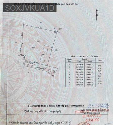 Bán nhà - Xã Trung An  -  Huyện Củ Chi  - 1440m² - 4.35tỷ