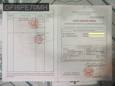 Bán nhà SHR Hẻm 200 Lê Văn Việt, Q9 - DT 66,3m2 (5,3x11,9m) Nở Hậu. - Phường Tăng Nhơn Phú B  -  Quận 9 