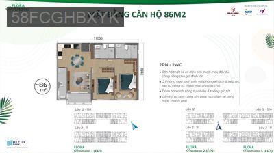 Bán căn Mizuki Park block Panorama 85m2 2PN/2WC-sổ hồng sẵn.Giá 5,05ty - Xã Bình Hưng  -  Huyện Bình Chánh 