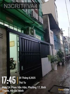 NHÀ PHỐ CHÍNH CHỦ CHỈ CÁCH MẶT TIỀN TRẦN VĂN KHÊ 30M Q.BT (SÁT Q.1) - Phường 17  -  Quận Bình Thạnh 