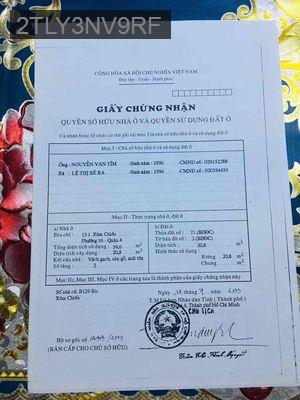 Nhà Mặt Tiền - Phường 16  -  Quận 4 