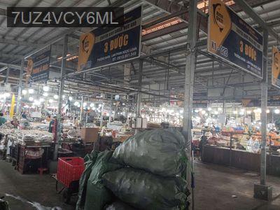 2 Ô Khô Nhà Lồng K Chợ Đầu Mối Bình Điền - Phường 7  -  Quận 8 