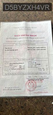 bán nhà chính chủ, sẵn sổ công chứng ngay - Phường 14  -  Quận 8 