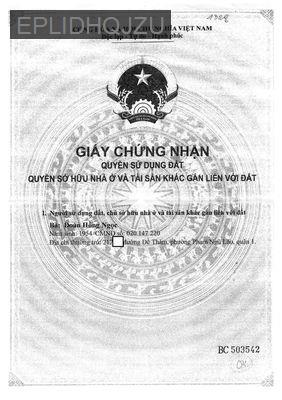 Bán nhà - Phường Phạm Ngũ Lão  -  Quận 1  - 33m² - 9.999999999tỷ