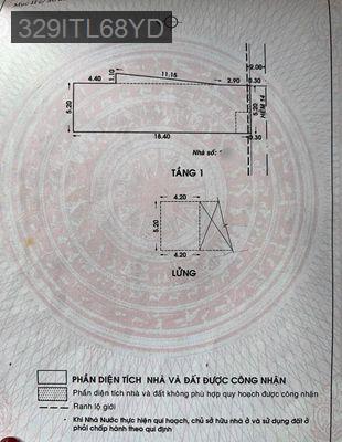 bán nhà DT 5,20m ❌ 19m GẦN NGAY CỔNG NHÀ GA T3, SÂN BAY QUỐC TẾ TSN - Phường 13  -  Quận Tân Bình 