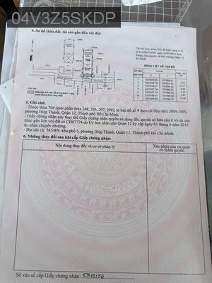 Bán nhà - Phường Hiệp Thành  -  Quận 12 