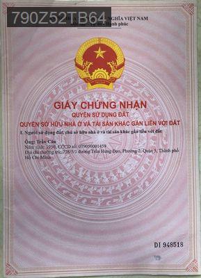 BÁN NHÀ QUẬN 5 CHÍNH CHỦ - TRUNG TÂM HCM - Phường 2  -  Quận 5 