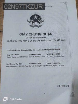 khu chợ bảo ngọc tú - Phường 15  -  Quận Tân Bình 