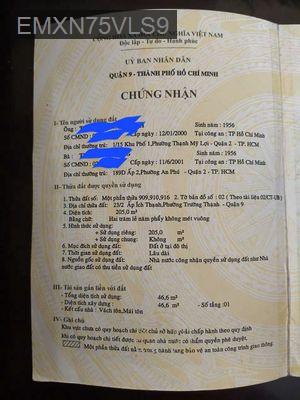 Bán đất mặt tiền đường số 8 ra Lò Lu gần vành đai 3,vinhomegrand park - Phường Trường Thạnh  -  Quận 9 