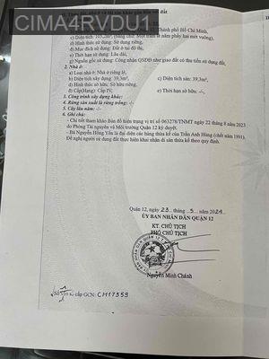 cần bán gấp lô đất đường vườn lài, phường an phú đông, sát quận gò vâp - Phường An Phú Đông  -  Quận 12 