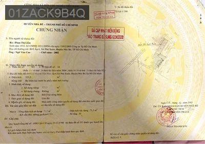 nhà cấp nở hâu chữ L - Xã Phú Xuân  -  Huyện Nhà Bè 