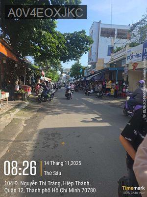 Cần bán nhà mặt tiền Nguyễn Thị Tràng - Phường Hiệp Thành  -  Quận 12 