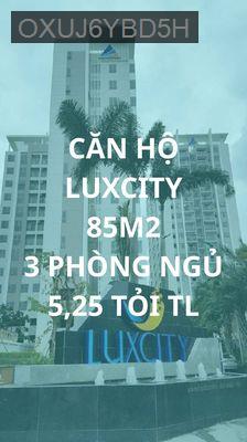 BÁN CĂN HỘ 85M2 3 PN LUXCITY QUẬN 7, VIEW HỒ BƠI, TẶNG FULL NỘI THẤT - Phường Bình Thuận  -  Quận 7 