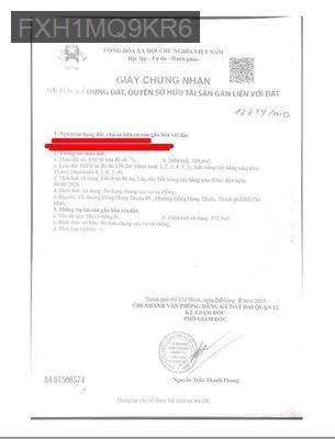 Chính chủ bán căn góc biệt thự 5 tầng mặt tiền đường Đông Hưng Thuận 9 - Phường Đông Hưng Thuận  -  Quận 12 