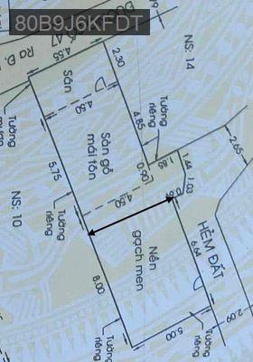 Bán nhà - Phường Hiệp Bình Chánh  -  Quận Thủ Đức  - 78m² - 6.8tỷ