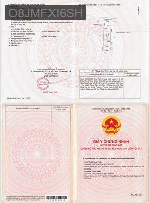 Bán Nhà Ngay Thị Trấn Hậu Nghĩa 226m ,1,8 tỷ chính chủ - Thị trấn Hậu Nghĩa  -  Huyện Đức Hòa 
