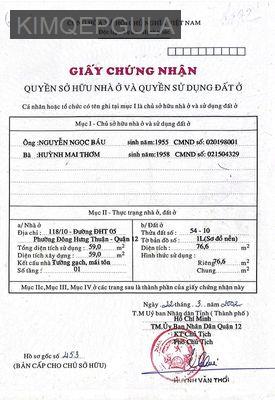 Bán nhà 2 mặt hẻm 118/10 Đông hưng thuận 5 quận q12 - Phường Tân Hưng Thuận  -  Quận 12 