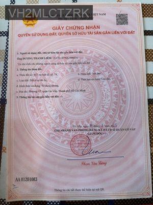 BÁN LÔ ĐẤT 978m² hẻm 226 Nguyễn Văn Lượng – đã tách 5 lô, sổ riêng - Phường 17  -  Quận Gò Vấp 