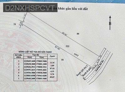 Cân bán đất 1245m2 tại Hố Bò, xã An Nhơn Tây, Củ Chi - Xã An Nhơn Tây  -  Huyện Củ Chi 