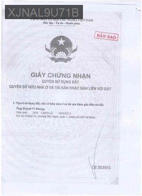 chính chủ cần bán gấp - Phường Phú Cường  -  Thành phố Thủ Dầu Một 