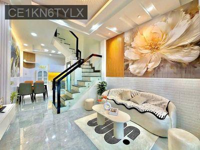 Nhà đẹp 4 tầng 5 phòng ngủ Phan Văn Trị cao cấp - Phường 12  -  Quận Bình Thạnh 