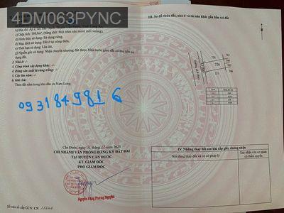 cần bán gấp  4 lô thổ cư. thương lượng mạnh khi ra 4 lô - Xã Tân trạch  -  Huyện Cần Đước 