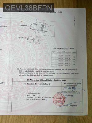 nhà mặt tiền 76m2, 2 vệ sinh, 2 phòng ngủ. đường Sơn Kỳ - Phường Sơn Kỳ  -  Quận Tân Phú 