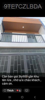 CHÍNH CHỦ BÁN NHÀ]   TỈNH LỘ 10, TÂN TẠO, BÌNH TÂN – SỔ HỒNG RIÊNG - Phường Tân Tạo  -  Quận Bình Tân 