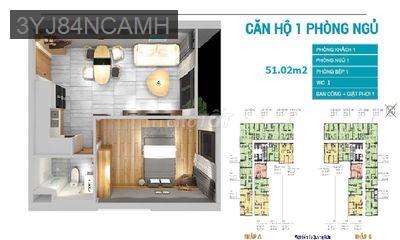 Bán CH Central Premium Q8. 51m2 , 1PN. Tạ Quang Bửu - Phường 5  -  Quận 8 