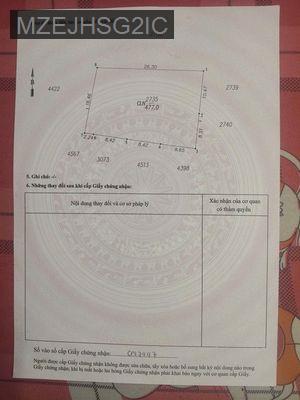 Cần bán lô đất 477m2, có sổ đỏ, hẻm 3m đường Nguyễn Hiền, phường Dĩ An - Phường Dĩ An  -  Thị xã Dĩ An 