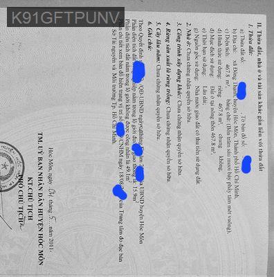 🌿 BÁN ĐẤT CHÍNH CHỦ XÃ ĐÔNG THẠNH, HÓC MÔN – 532M², SỔ HỒNG RIÊNG - Xã Đông Thạnh  -  Huyện Hóc Môn 