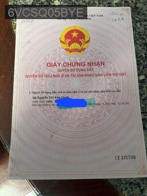 BÁN NHÀ CẤP 4 ,đường xe hơi - Phường Linh Trung  -  Quận Thủ Đức 