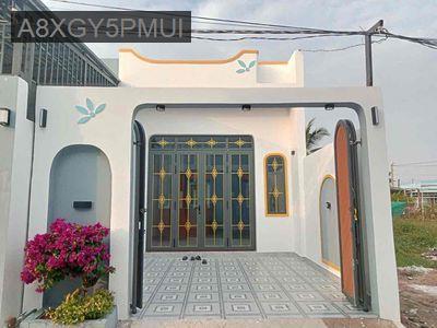 nhà cấp 4 sổ hồng hoàn công 4,5x25 - Xã Long Trạch  -  Huyện Cần Đước 