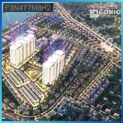 Căn hộ 86m2 Conic Boulevard Bình Chánh 2PN View Sông - Xã Tân Kiên  -  Huyện Bình Chánh 