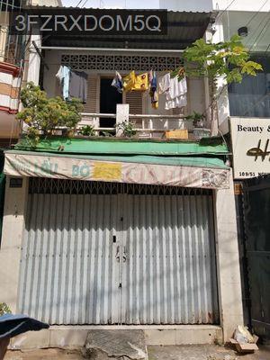 Hẻm XH Nguyễn Thiện Thuật , 1T, 1L, nở hậu .DT đất 40m2 - Phường 2  -  Quận 3 