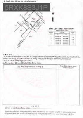 Chính chủ cần tiền bán nhà  gần mặt tiền CMT8 - Phường 10  -  Quận 3 