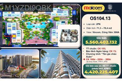CĂN HỘ GIÁ TỐT 2PN THE OPUS ONE 80M2 GIÁ 5.4 TỶ GIÁ ĐÃ FULL VAT chuẩn - Phường Long Thạnh Mỹ  -  Quận 9 