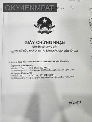 CHÍNH CHỦ BÁN NHÀ HẺM NHỎ QUẬN 1 – ĐƯỜNG BÙI THỊ XUÂN – GIÁ 6,8 TỶ - Phường Phạm Ngũ Lão  -  Quận 1 