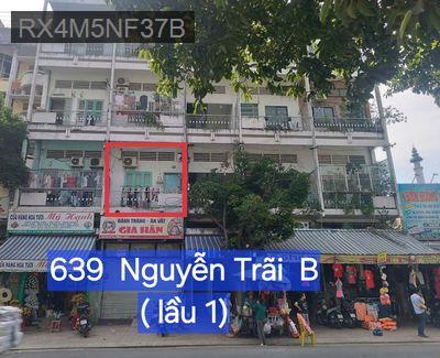 Chung cư tầng 1+ lửng DT 103.13 m2 ,3 PN ,2 WC - Phường 11  -  Quận 5 