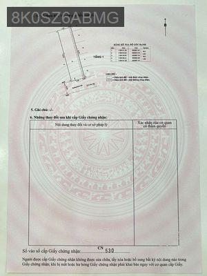 Nhà mặt tiền khu dân cư gần chợ - Phường 5  -  Quận 5 
