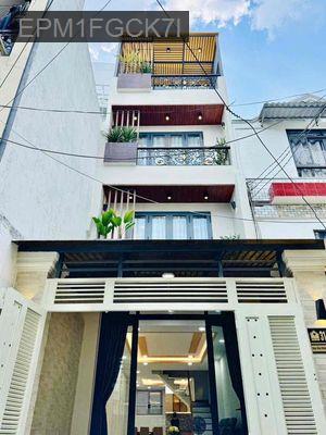 SIÊU PHẨM NHÀ MỚI KHU D - HẺM NHỰA RỘNG 8m - Phường 25  -  Quận Bình Thạnh 