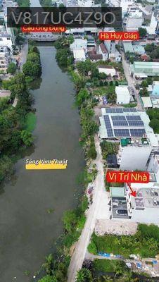 Nhà phố view sông mát mẻ Hà huy giáp ngã tư ga - Phường Thạnh Xuân  -  Quận 12 