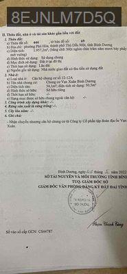 chính chủ cần bán chung cư BD - Giá: 1ty 550tr tl - Phường Phú Hòa  -  Thành phố Thủ Dầu Một 