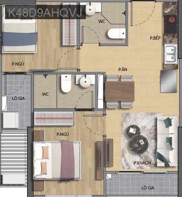 Bán chung cư - Phường Long Thạnh Mỹ  -  Quận 9  - 59m² - 4.037tỷ