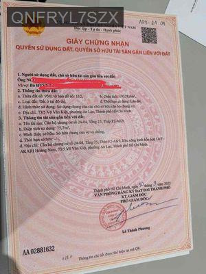 CC BÁN CĂN HỘ AKARI Phase 2 – AK9-024.04 - Phường An Lạc  -  Quận Bình Tân 