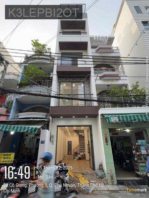 Bán nhà Mặt Tiền Cô Giang - 5tầng xây mới - Phường 1  -  Quận Phú Nhuận 