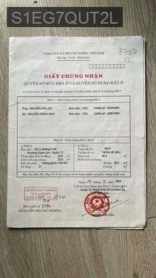 2,3 tỷ nhà sổ Hồng riêng 42m. APD quận 12 TP HCM, nhà nở hậu, 1 lầu - Phường An Phú Đông  -  Quận 12 